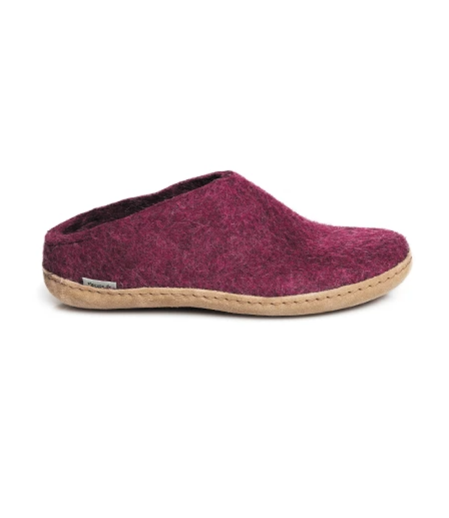 Glerups Slip On Leather Sole Slipper