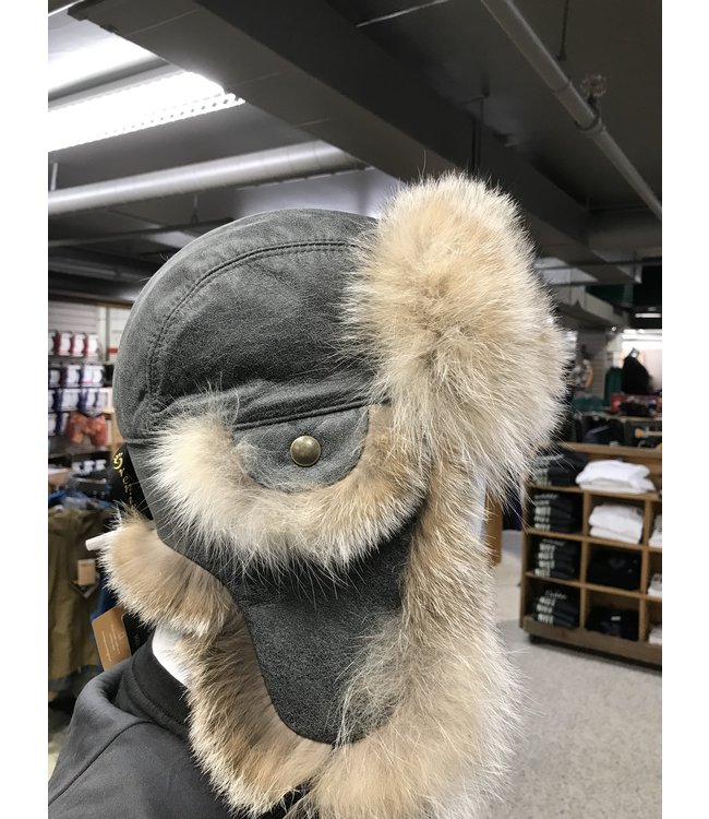Grenier Lynx Aviator Hat W/Laces