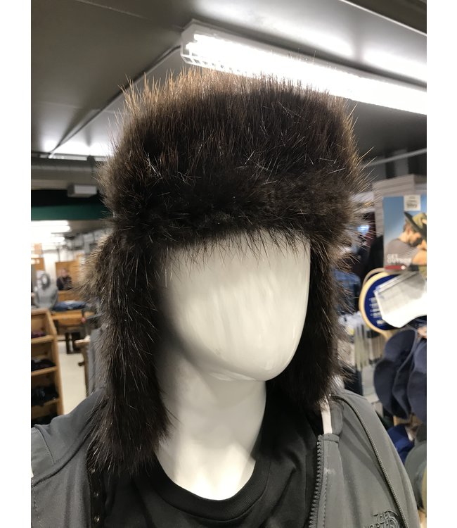 Grenier Natural Beaver Aviator Hat W/Belts