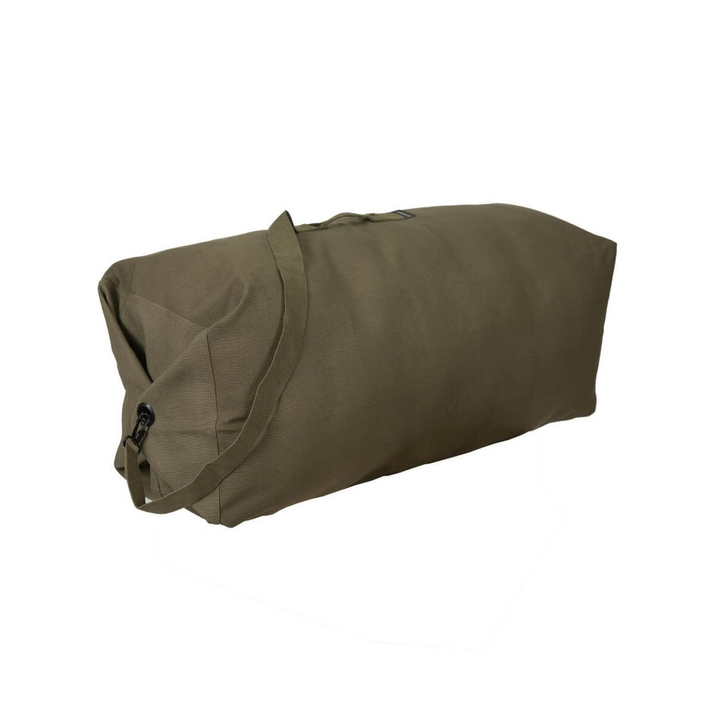 Stansport Top Load Canvas Deluxe Duffel Bag O.D. Green