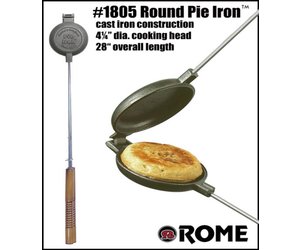 Rome Cast Iron Round Pie Iron