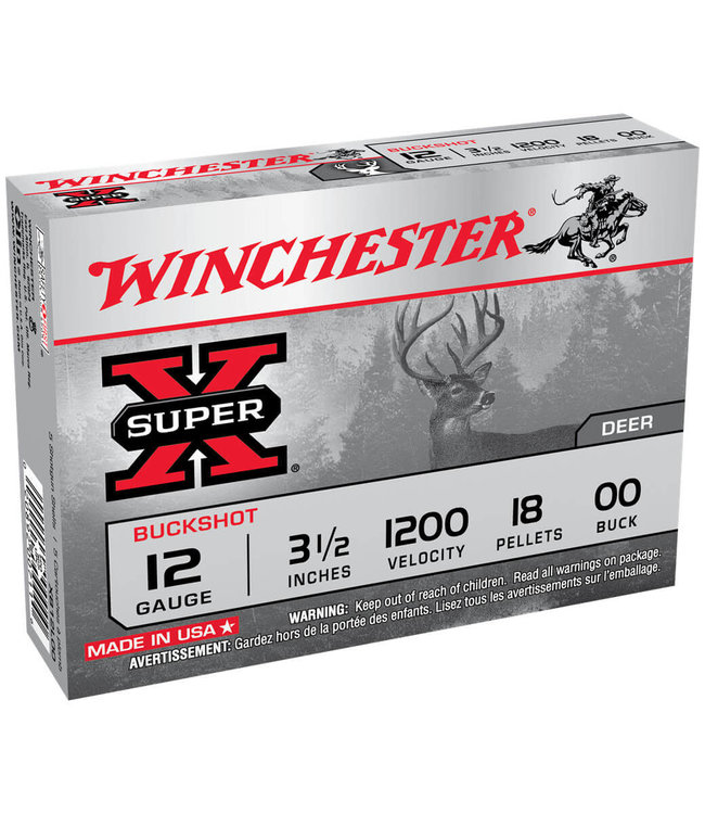 Winchester Super-X 12Ga 3.5" 00 Buck