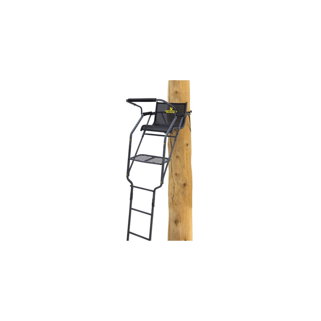 RIVERS EDGE TREESTANDS Rivers Edge Relax Wide 1-Person Ladder Treestand