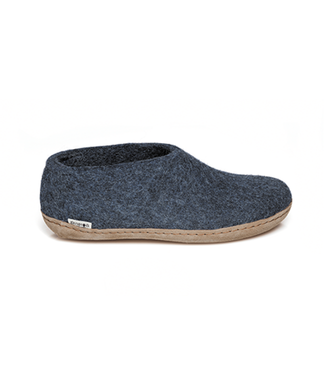 Glerups Shoe Leather Sole Slipper