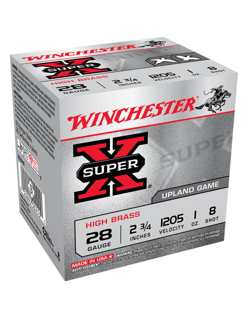 WINCHESTER Ammo Win X28H8 Super-X 28Ga 2 3/4" #8