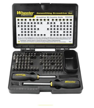 Wheeler Gunsmithing Screwdriver 72 Piece Set