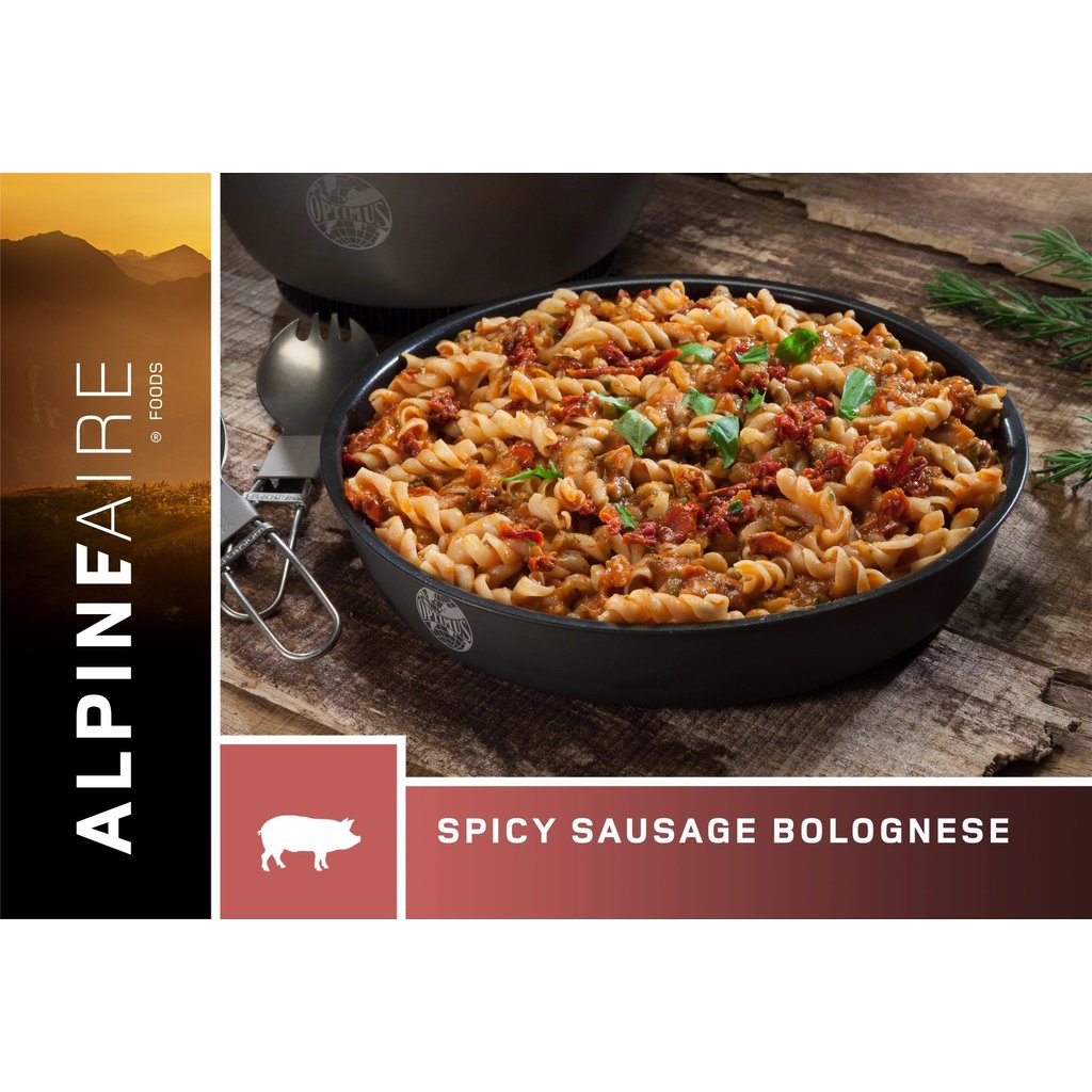 ALPINE AIRE Alpine Aire Spicy Sausage Bolognese Pasta