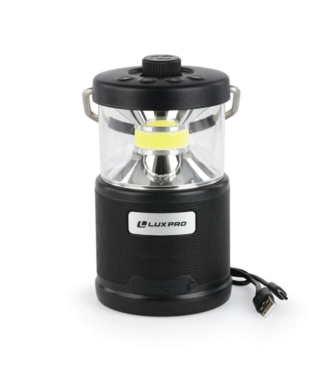 LUX PRO Lux Pro Rechargeable 572 Lumen Lantern With Bluetooth Speaker