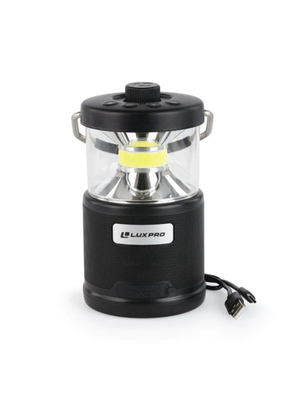 LUX PRO Lux Pro Rechargeable 572 Lumen Lantern With Bluetooth Speaker