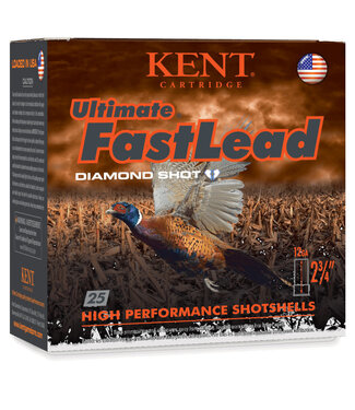 KENT CARTRIDGE Kent Ultimate Fastlead 12Ga 2.75" 1 1/4Oz #4 [ 1350 Fps ]