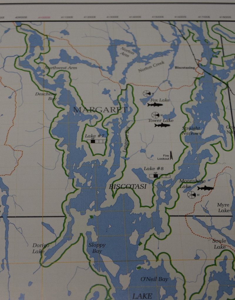 Kanichee Lake Fishing Map: Northern Ontario – Adventure Fishing Maps