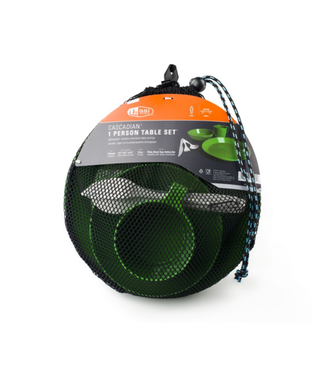 GSI Outdoors Cascadian 1 Person Table Set