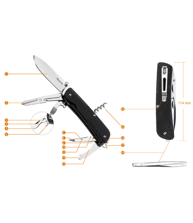 Ruike LD31-B Trekker Multitool