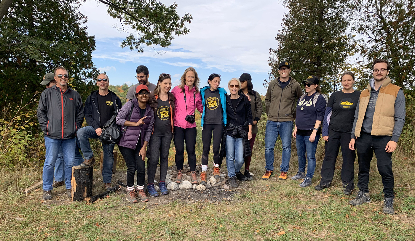 KEEN Canada Team volunteering at Glenorchy Conservation, ON