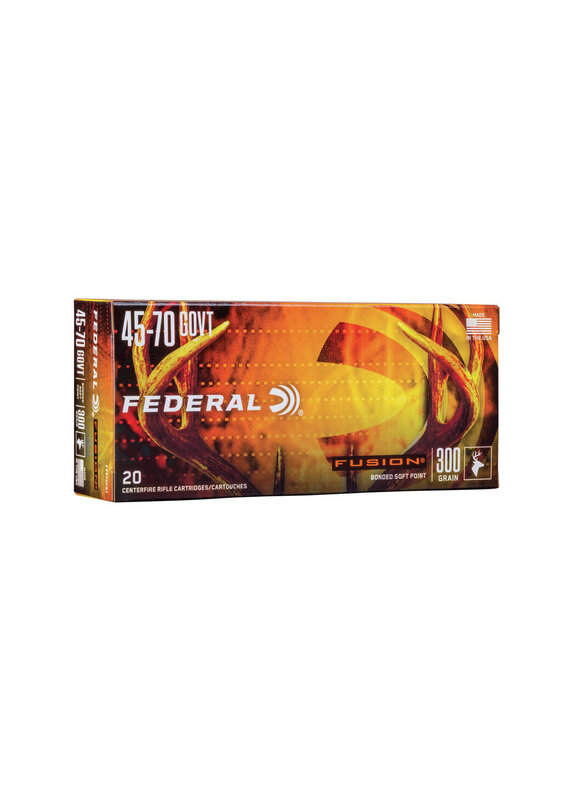 FEDERAL AMMO Federal Fusion 45-70 GOV'T 300GR SP
