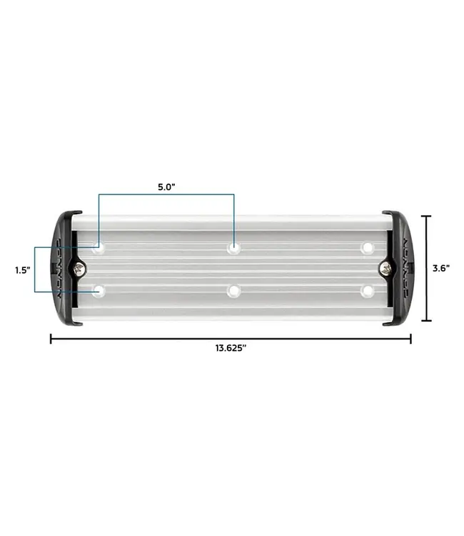 TRACK CAN 1904026 12" ALUMINIUM