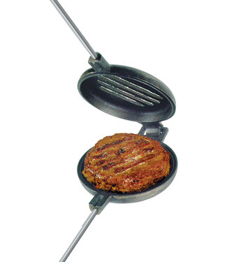 ROME INDUSTRIES Rome's Cast Iron Single Burger Griller ROME INDUSTRIES Rome's Cast Iron Single Burger Griller