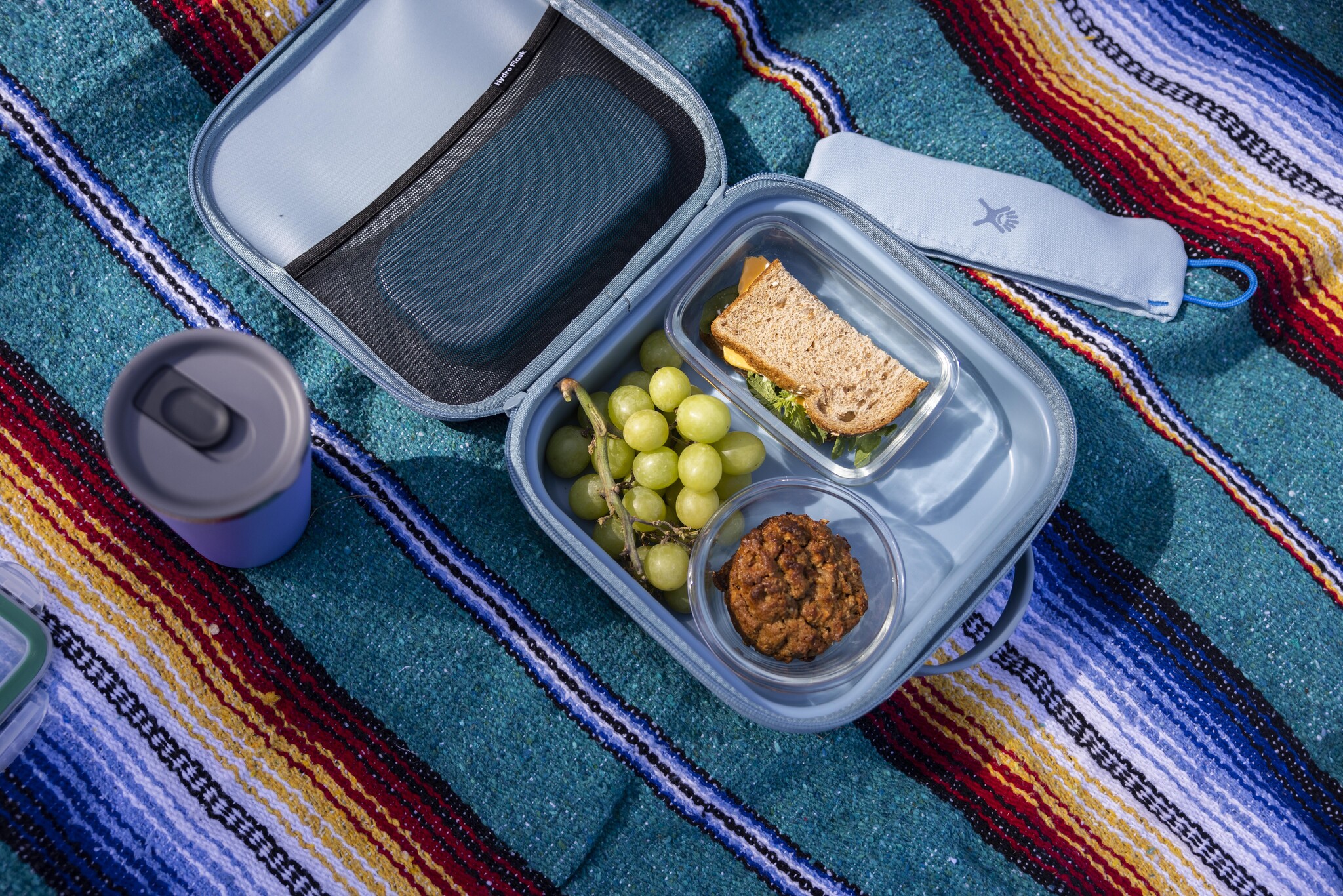 Lunch Prep in Reusable Containers