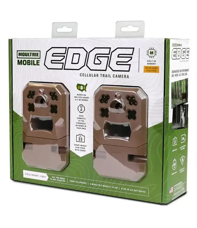 Moultrie Edge Cellular Trail Camera - 2 pack