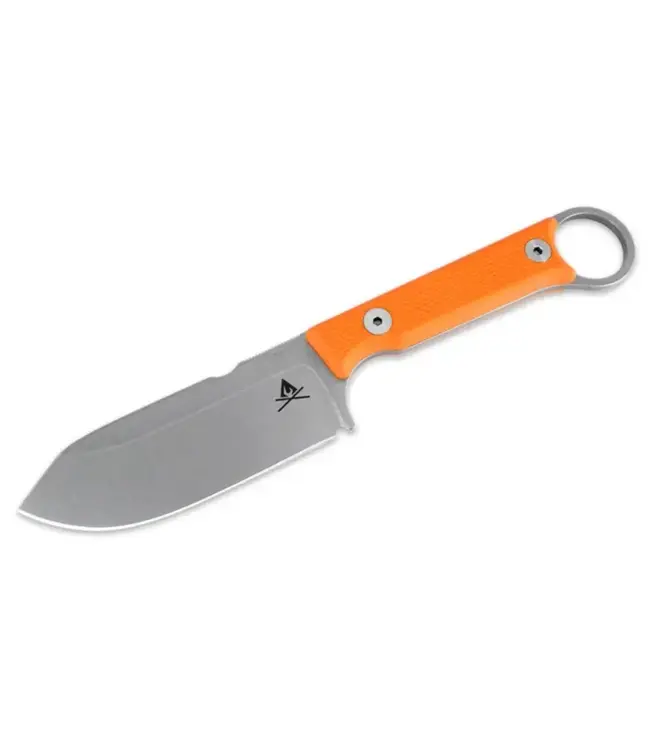 White River Firecraft 3.5 FC Pro Knife - Orange Textured G10