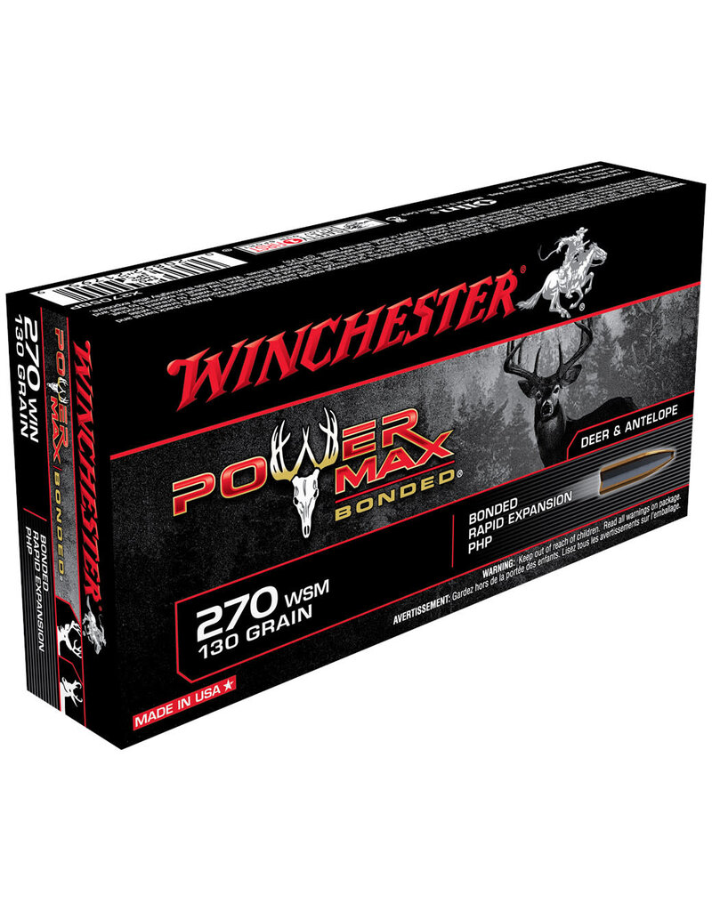 Winchester Power Max Bonded 270WIN 130GR PHP Ramakko's Source For Adventure