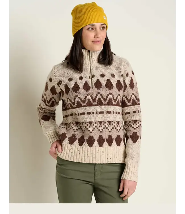 Toad & Co Women's Wilde Quarter Zip Sweater