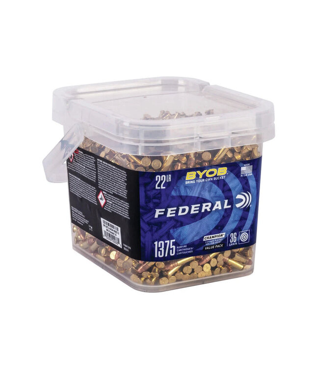 Federal BYOB 22LR 36GR CPHP (1375 RND BUCKET)