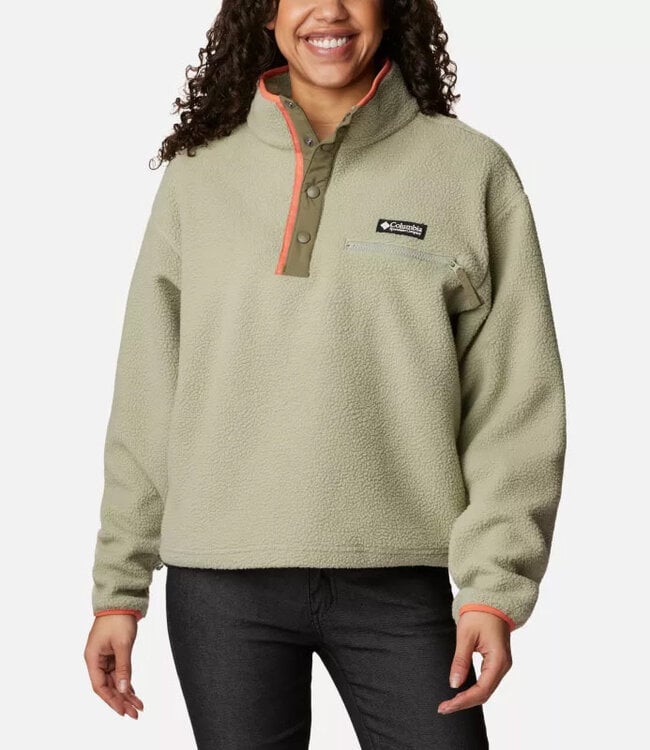 Columbia Women's Helvetia Cropped Half Snap Fleece Pullover