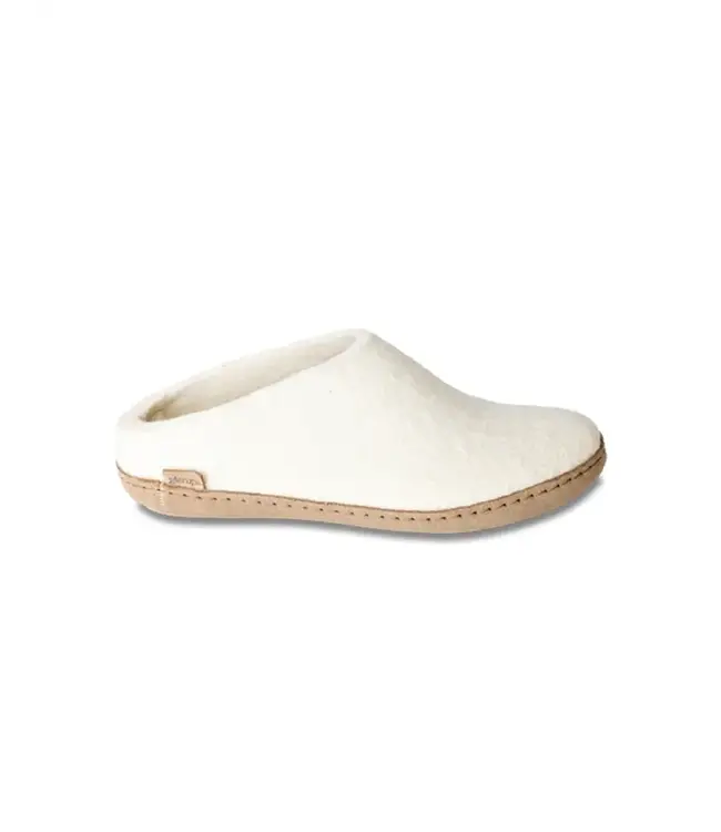 Glerups Slip On Leather Sole Slipper