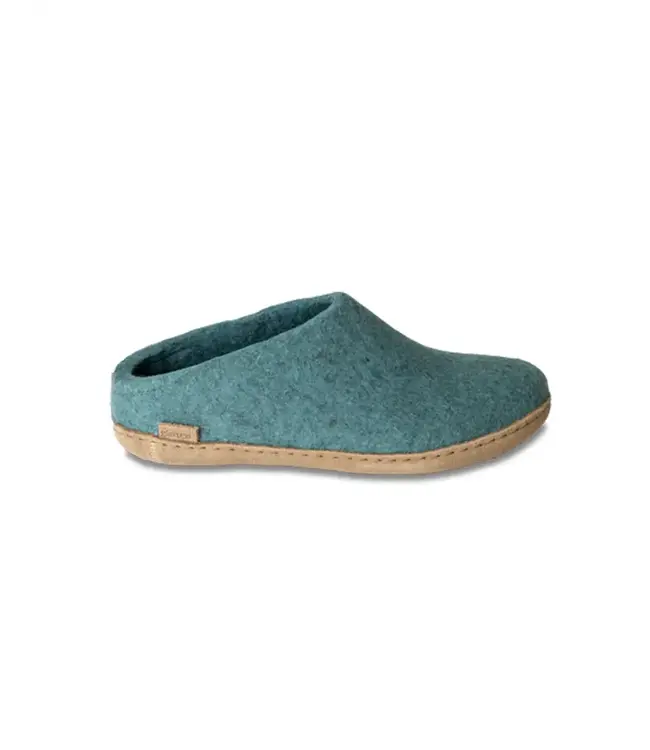 Glerups Slip On Leather Sole Slipper