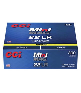 CCI CCI Mini-Mag 22LR 36GR 1260 FPS CPHP [300 RND BULK]