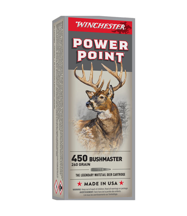 Winchester Power Point 450 BUSHMASTER 260GR  PSP
