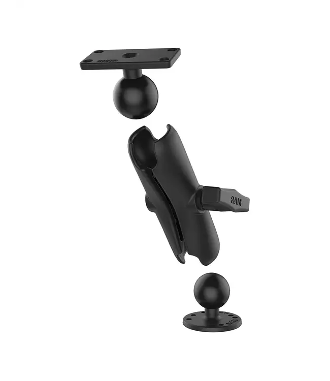 RAM Drill-Down Double Ball Mount - Helix 5