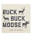 Life Is Good Men's Buck Buck Moose Camo Crusher Tee