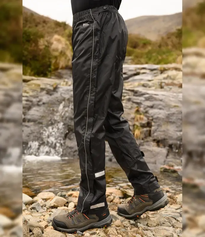 Waterproof overtrousers with sales side zips