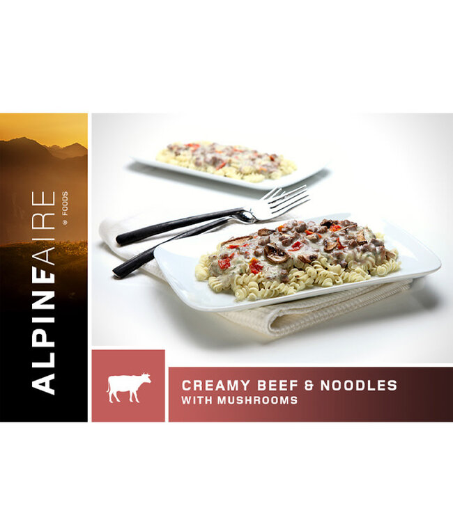 Alpine Aire Creamy Beef & Noodles with Mushrooms