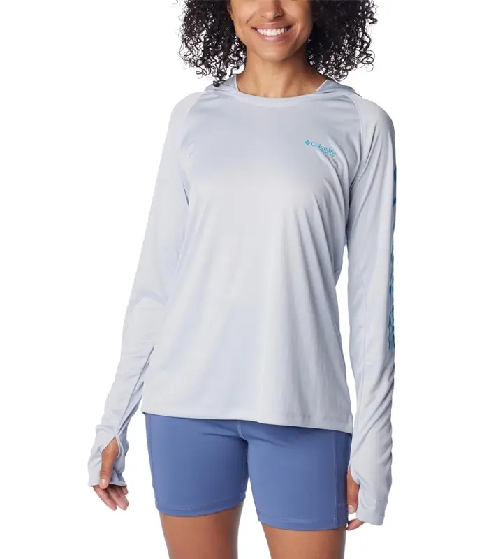 Columbia Women's Tidal Tee Hoodie Blue, XL