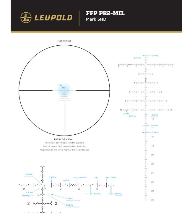 Leupold Mark 4HD 6-24x52MM FFP PR2-MIL [34MM] Scope