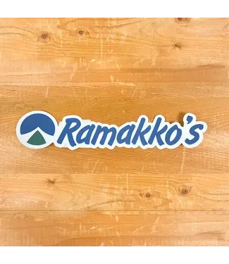 RAMAKKO'S Ramakko's Logo Sticker - Large