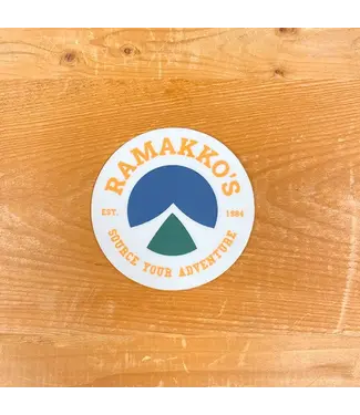 RAMAKKO'S Ramakko's Round Logo Sticker