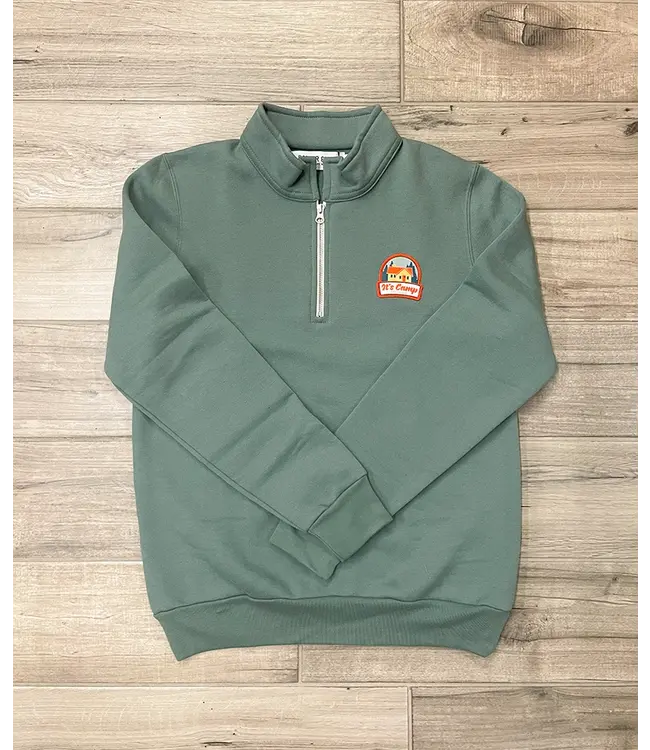 Poplar & Pine It's Camp 1/4 Zip Sweater