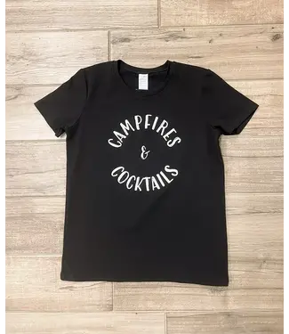 WHISKEY JACK Whiskey Jack Women's Campfires & Cocktails Tee