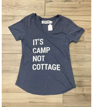 POPLAR & PINE Poplar & Pine Women's It's Camp Not Cottage Tee