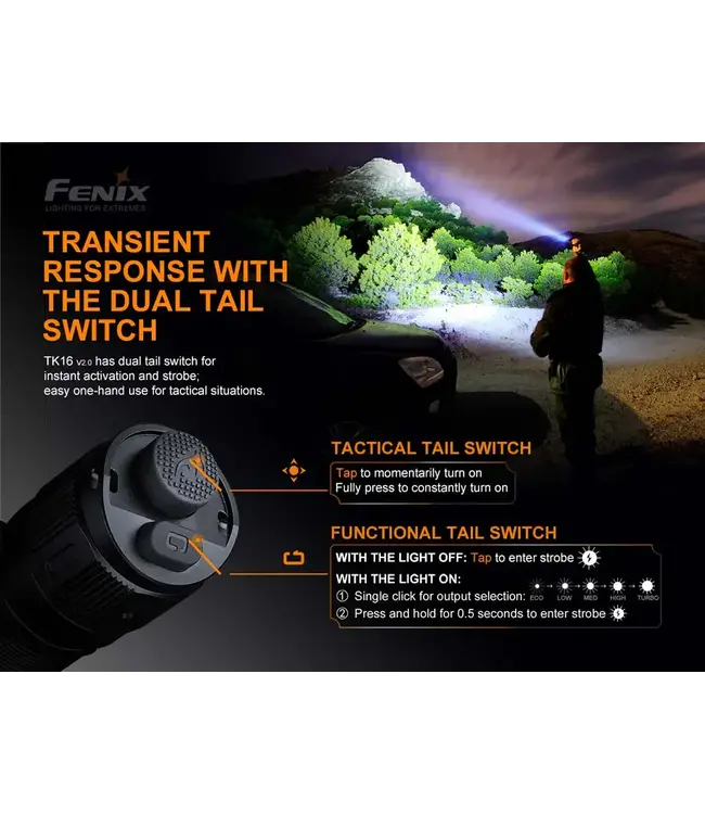 Fenix Tk16 V2.0 Tactical Flashlight
