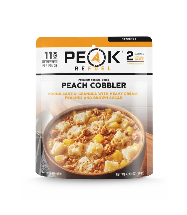 Peak Refuel Peach Cobbler