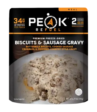 PEAK REFUEL Peak Refuel Biscuits & Sausage Gravy