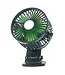 LitezAll Rechargeable Clip On Fan with Light