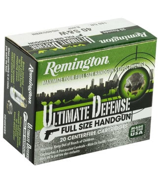 REMINGTON Remington Ultimate Defence Ammo 40 S&W, 180gr, BJHP