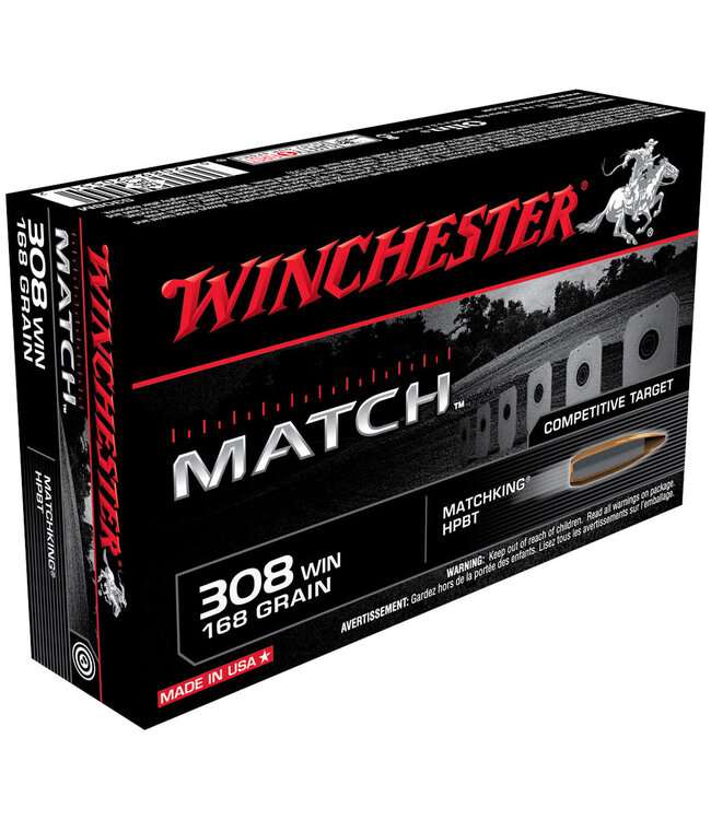 Winchester Match 308WIN 168GR HPBT