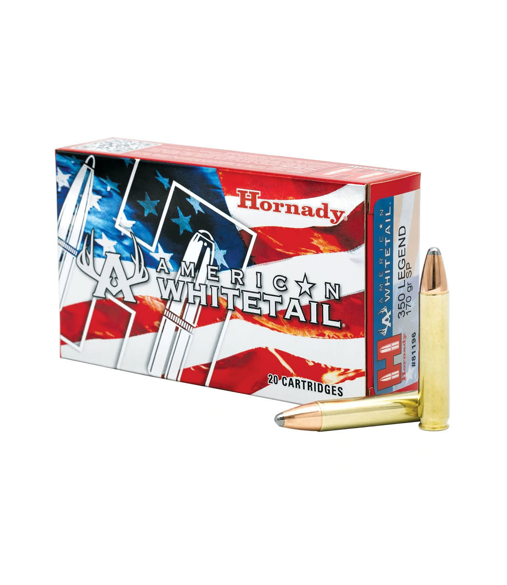 170gr Hornady American Whitetail 350 LEGEND 170GR Interlock - Ramakko's ...